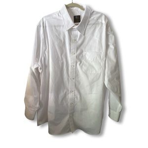 GS with Continuous Comfort Wrinkle Free Classic Fit‎ Cotton Dress shirt 18.5